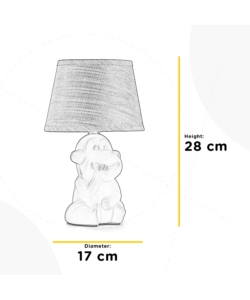 LUMETTO "MONKEY NON SENTO" GRIGIO, E14